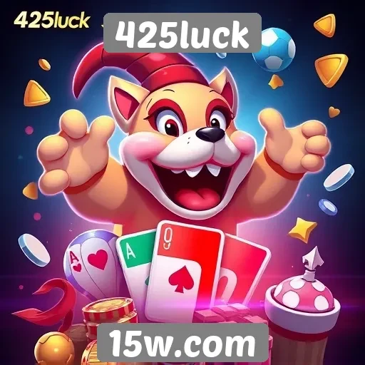 Variedade de jogos disponíveis na plataforma 425luck